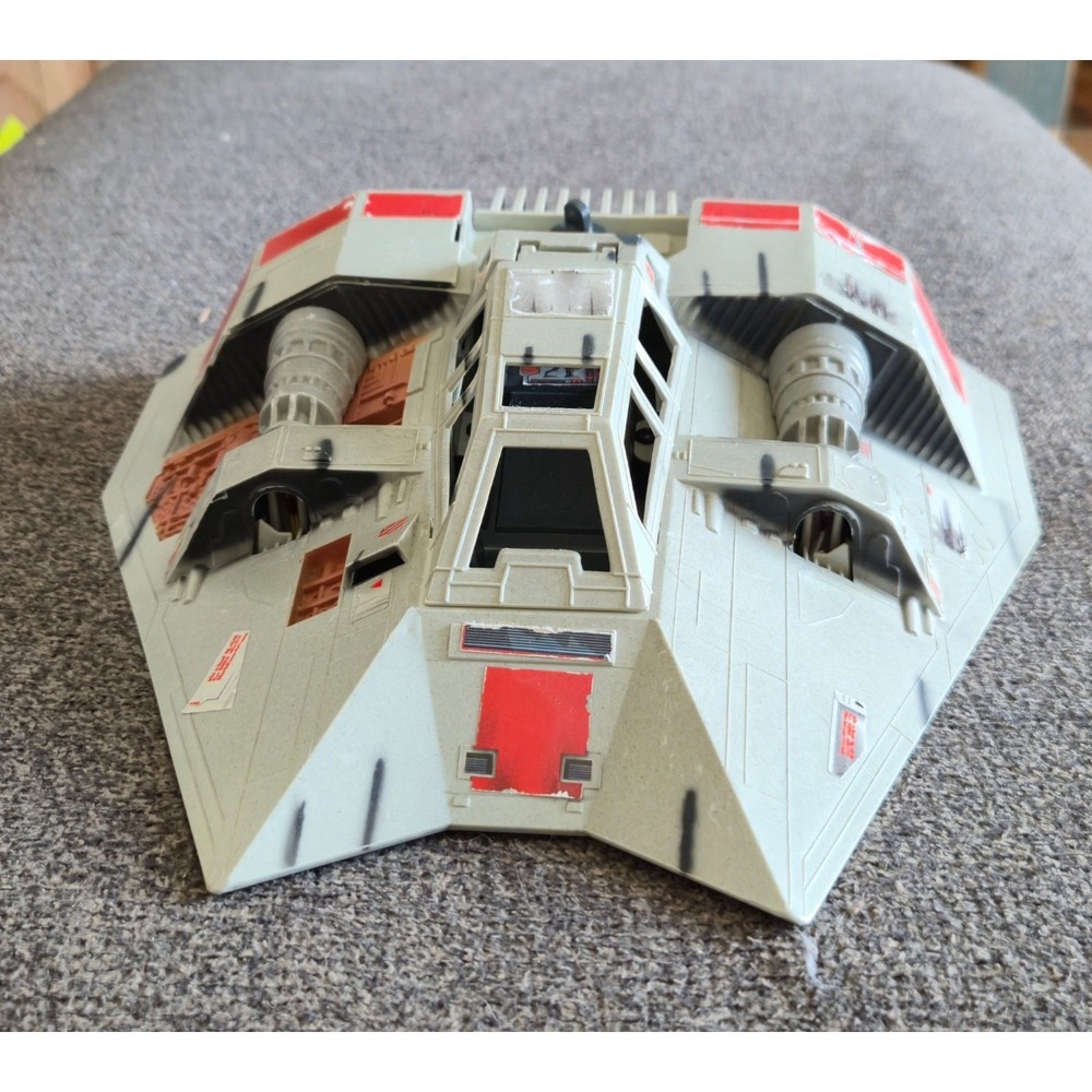 Vintage 1996 Star Wars POTF Electronic Snowspeeder Vehicle - Parts Repair Shell